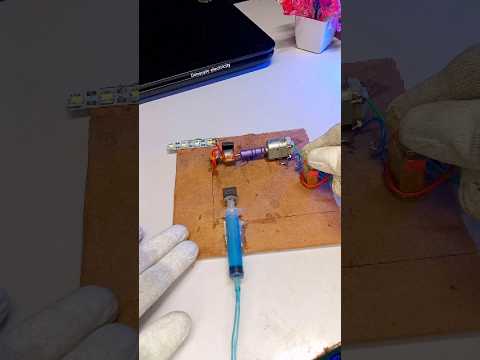 DC motor experiment 🤯 #experiment #dcmotor #generator # shorts
