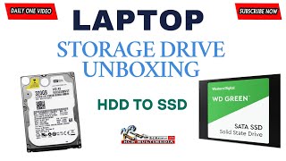 LAPTOP  SSD UNBOXING #ssd #laptop #hdd #storagesolutions