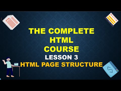 BASIC STRUCTURE OF HTML WEB PAGE || HTML Programming for beginners ||  Lecture - 3 || #html