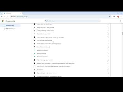 How to delete multiple bookmarks from Google Chrome