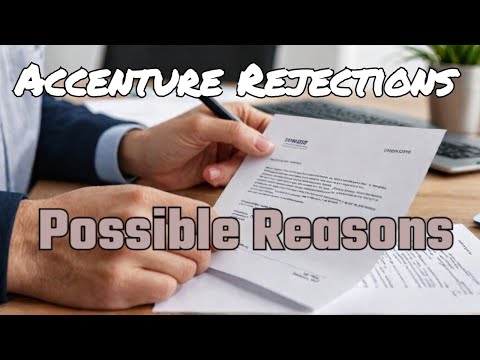 Accenture rejections | Possible Reasons behind Rejections | Analysis ,Tips #accenture