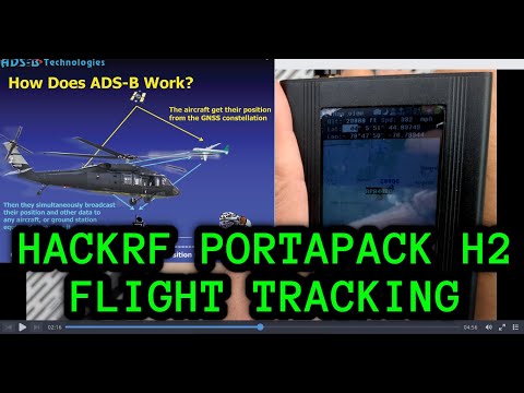 ✈️ HackRF Portapack H2: Track Planes / Helicopters
