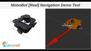 MoboBot Real Navigation Test | ROS2 Nav2 | Initial Demo