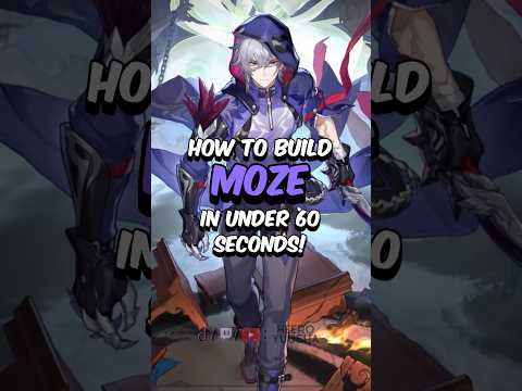 BEST MOZE BUILD - How to Build Moze in 60 Seconds #honkaistarrail #starrail #hoyoverse