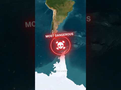 The Most Dangerous Sea Route ⚠️ Why Ships Can't Pass the Drake Passage ☠️🛳️