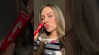 How to plump your lips at home. #hyaluronicacid #lipfiller #biglips #lipgloss #plumplips #shorts