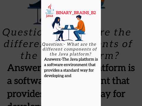 What Are The Different Components Of The Java Platform ❓ #binary_brains_b2 #shorts #ytshorts #java