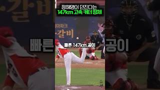 정해영이 던진다는 147km 고속 커터 정체