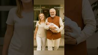 Pehli baar Modi ji ne uthaya baby ko ❤️👶 Dil ko chhoo lene wala pal 😍||#modi #meloni