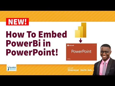 NEW! - How To Embed PowerBI in Power Point - Ebenezer Sarfo Adu