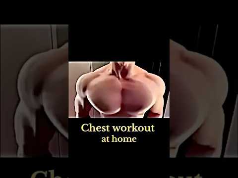 CHEST WORKOUT💥 #exercise #chestworkout #gym #fitness #workout #homeworkout #tips #bodybuilding