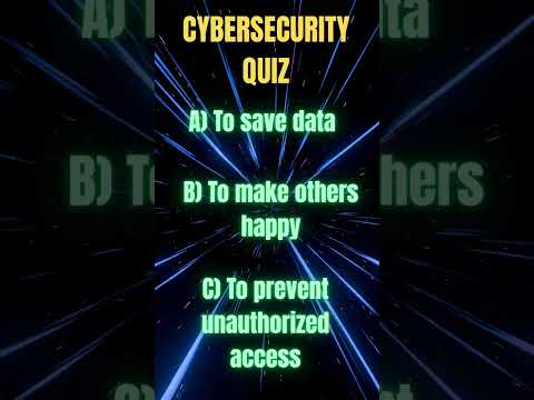 Cybersecurity Quiz  #chatgpt #ethicalhacking #quiz #quiztime  #infosec  #facts #funny #motivation