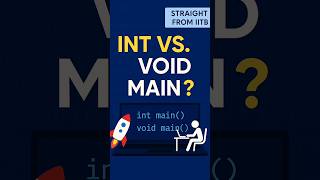 MOST CODERS GET THIS WRONG -INT MAIN VS VOID MAIN #shorts