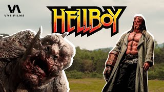 HELLBOY’s Best Fight Yet? GIANTS VS HELLBOY  | Movie Clip 4K