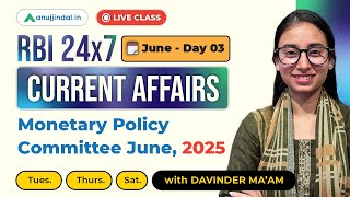 Finance Current Affairs | GA for RBI Exam 2025 | RBI 247 Anuj Jindal | RBI Grade B Preparation 2025