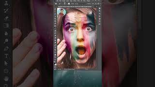 Transform Any Face with Epic Color Effects in Photoshop #ytshorts  #photoshoptutorial #graphicdesign