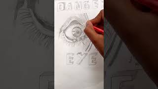 The Danger Eye Drawing # Shorts#.