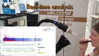 Novel IONICON ENDS e-cigarette vaping real-time analysis PTR-TOF interface