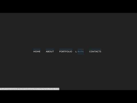 CSS3 Menu Double Border Hover Effect Prototype 9 | Меню на CSS с двойным выделением при наведении