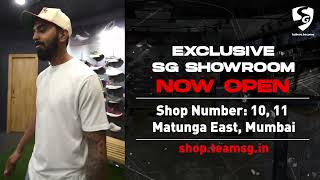 SG Exclusive Store | We are now open at MUMBAI | India's Exclusive Cricket and Sportswear Store.