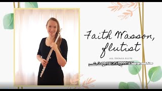 Series Preview: Intro to my flute collection. Why do I play these flutes? - Faith Wasson, flutist