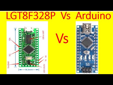 LGT Vs Arduino | LGT8F328P Vs Arduino | ETSolutions