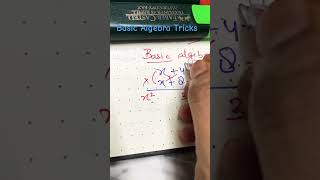 Algebra trick #youtubeshorts #maths #mathshorts #algebratricks #algebra #basicmaths #algebratricks
