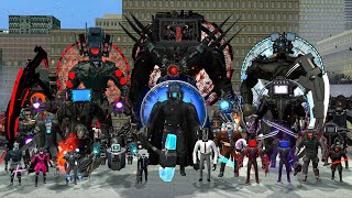 ALL THE NEWEST TITANS AND BOSSES (1-79) VS ALL SKIBIDI TOILETS! - (Garry's Mod Compilation)