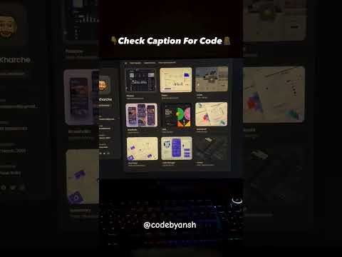 Best Portfolio Website | HTML CSS | Codebyansh | #shorts #csstutorials    #codebyansh