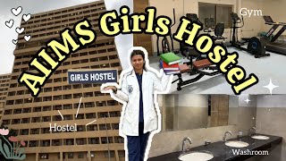 AIIMS Deoghar girls Hostel 👩‍⚕️🫣🩺 || Hostel Room tour🏥||Mess tour of AIIMS #mbbshostel #aiimshostel