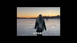 在冰島跌倒超過10次的男人  #shorts