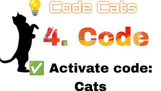💡 💡Cats  COde:? ✅ Activate code. #cats