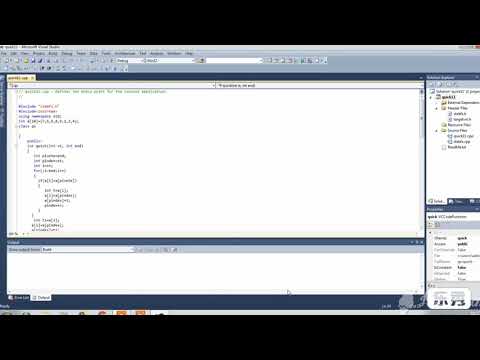 Quick sort c++