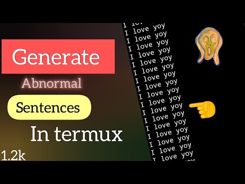 Mastering Termux: Generate the Strangest Sentences Fast!!