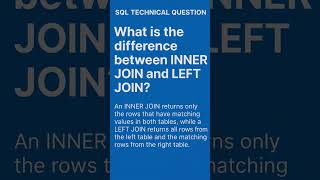 INNER JOIN vs LEFT JOIN in SQL #shorts #sql #mysql #sqltips #dbms #shortvideo #database #data #trend