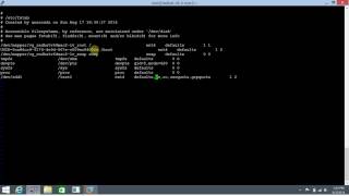 Contents of /etc/fstab File in Redhat Linux 6
