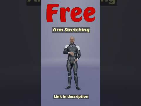 Arm Stretching. Free Mixamo animation for Daz Studio's Genesis 9