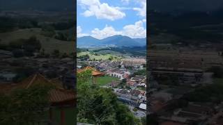 The scenic view of ipoh from the top of "Perak Cave Temple".