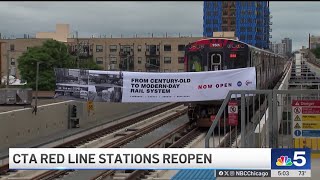 Renovated CTA Red Line stations reopen for first time in 4 years