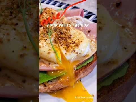 When your food is more fashionable than you✨️