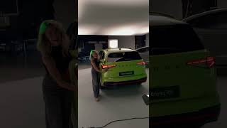 World premiere of the new Škoda Enyaq RS 🙋🏼‍♀️ #shorts | jessicarmaniac