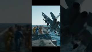 Fighter Jet Slides Off Carrier — AI Crash Simulation