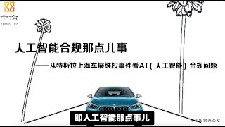 人工智能合规那些事| 从特斯拉上海车展维权事件看AI合规问题