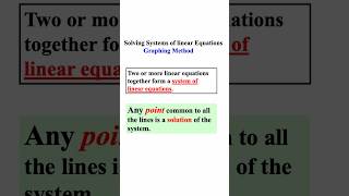 Solving System of Linear Equations by Graphing  #mathproblem #maths #functionarguments
