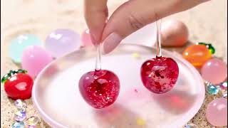 CUTTING GLASS FRUIT #satisfyingvideos#oddlysatisfying#aivideo#asmr#viral