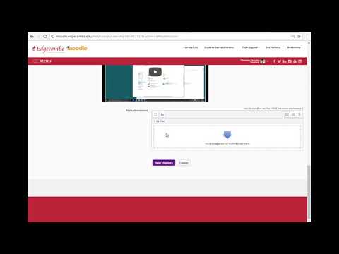 Moodle Assignment Uploading
