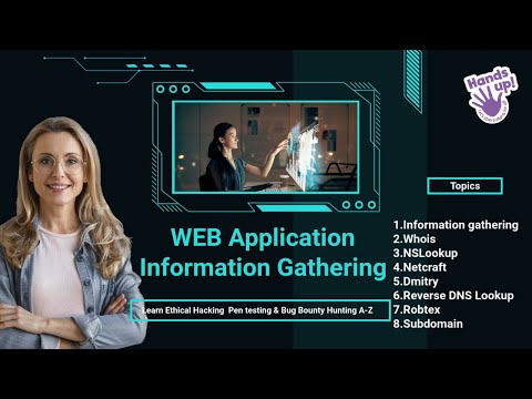 Web Application Information Gathering-Learn Pen testing & Bug Bounty Hunting A-Z #education