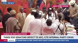 Three PDP Senators Defect to APC, Citing Internal Party Crisis