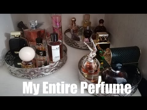 My entire Perfume Collection #PerfumeCollection2021 #Fragrance #WomensPerfume