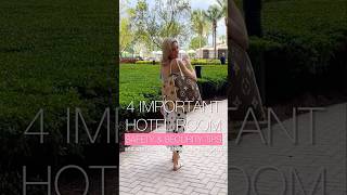 4 important hotel room safety & security tips that you need to know to help protect you on vacation!
